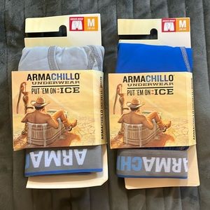 NEW! Two pair Armachillo Underwear size Medium